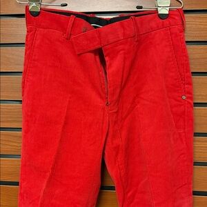 Ralph Lauren RLX Men's Red Corduroy Pants